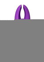 4b Demon Rechargeable Silicone Mini Clitoral Stimulating Vibrator - Grape/Purple