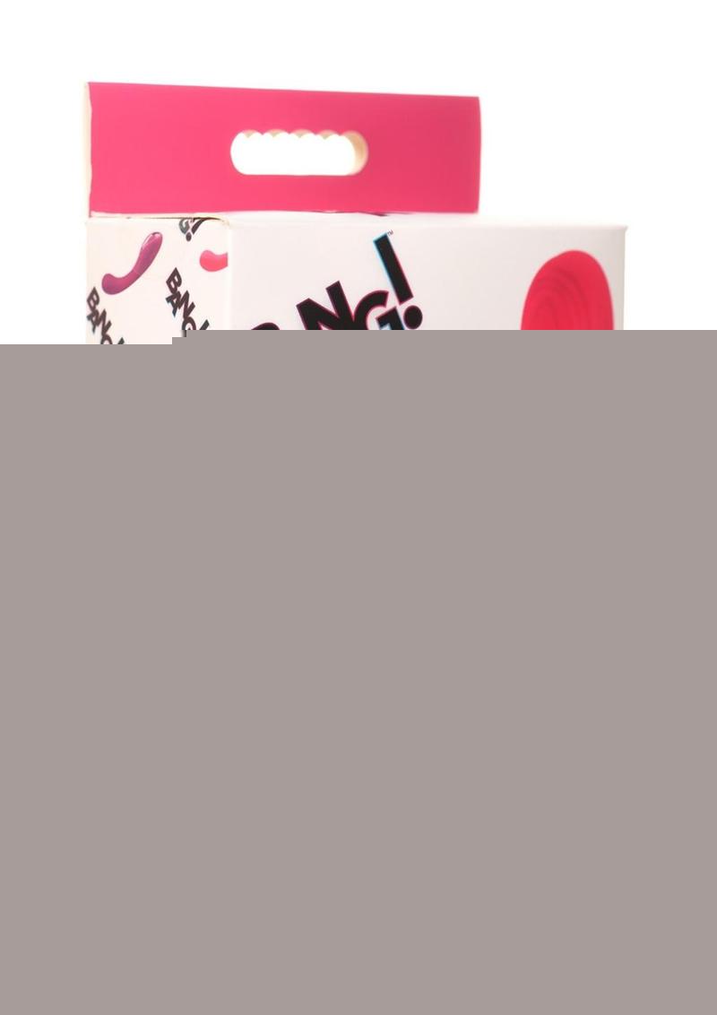 Bang! G-Spot Rechargeable Silicone Vibrator - Pink