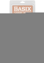 Basix Rubber Works Dong with Suction Cup - Vanilla - 8in