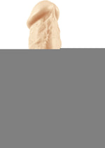 Colours Pleasures Silicone Thick Dildo - Vanilla/White - 5in