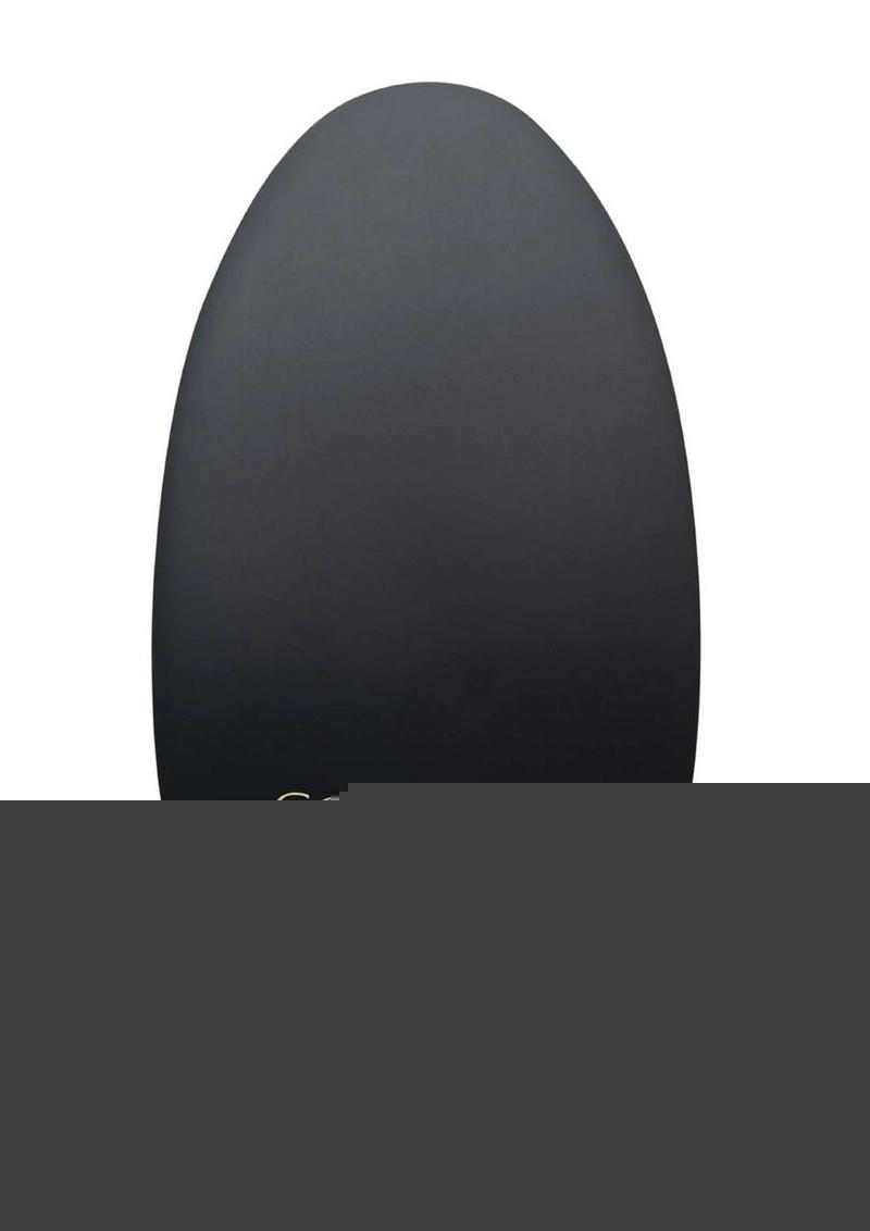 Coquette The Lay Me Down Rechargeable Silicone Vibrator - Black/Gold