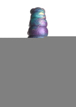 Creature Cock Chrysalis Silicone Dildo - Blue/Gold/Purple