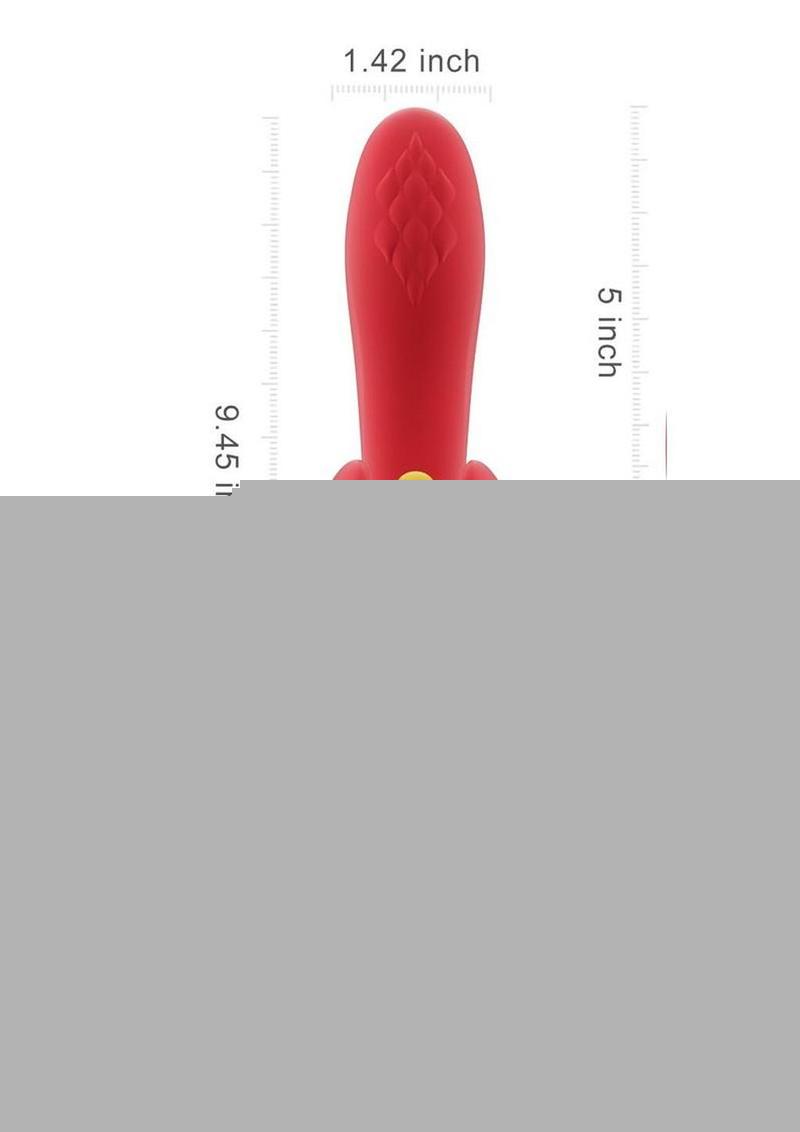 Fortexa Kinky Finger Flapping Rechargeable Silicone Clit and G-Spot Vibrator with App Control