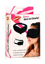Frisky Deluxe Ergo Black-Out Blindfold - Black