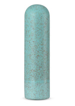 Gaia Eco Rechargeable Bullet Vibrator - Aqua/Blue