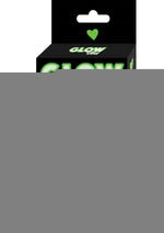 Glow Vibes Sweet Heart Rechargeable Glow In The Dark Bullet - Black/Glow In The Dark/Green