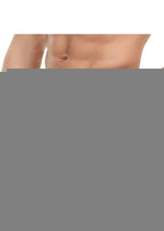 Goal Line Side Split Mesh Booty Shorts - Blue/Green - Large/XLarge
