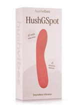 Hush Silicone G-Spot Vibrator - Pink