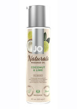 JO Naturals Coconut and Lime Massage Oil - 4oz