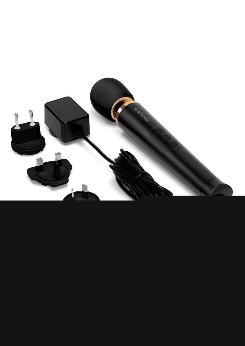 Le Wand Powerful Petite Plug-In Massager - Black