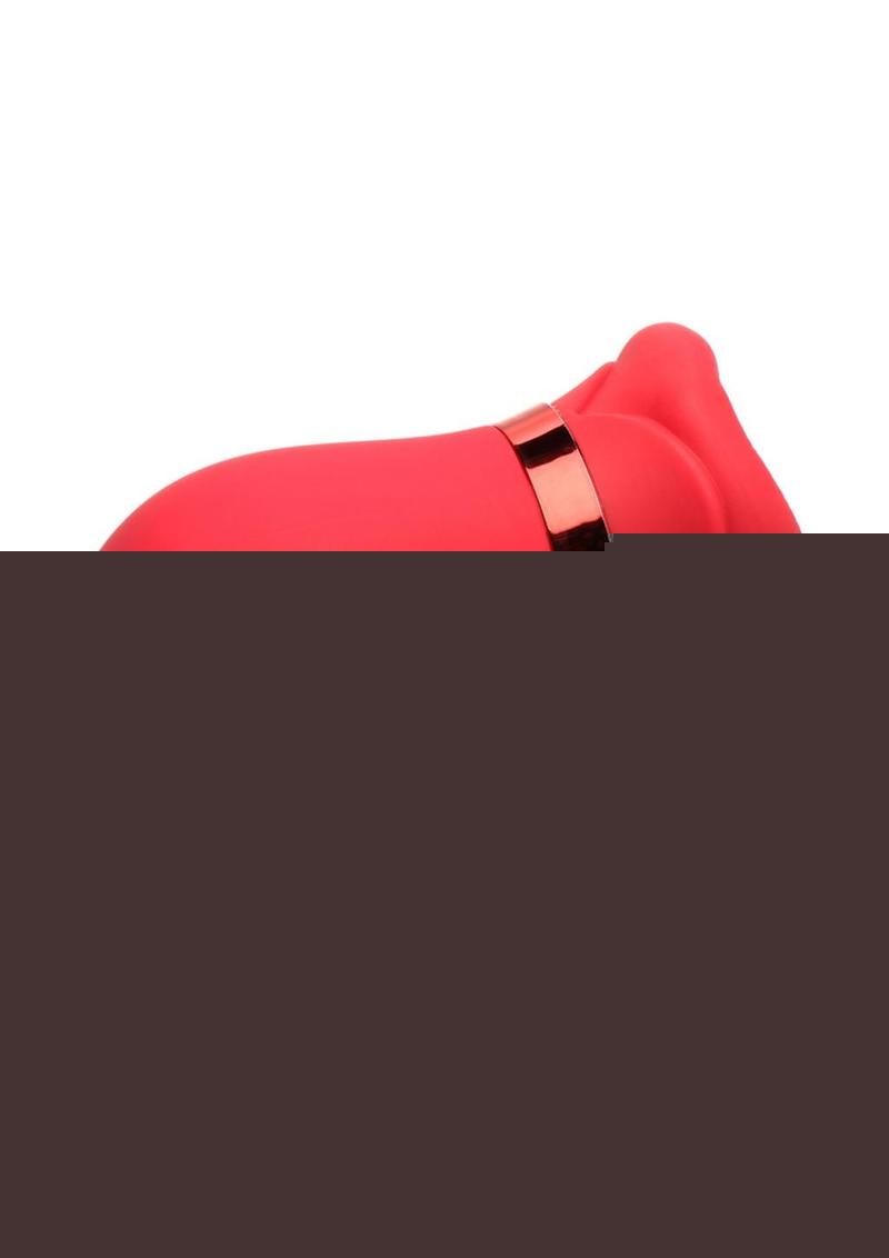 Lickgasm Kiss Me More Kissing, Sucking and Vibrating Rechargeable Silicone Clitoral Vibrator