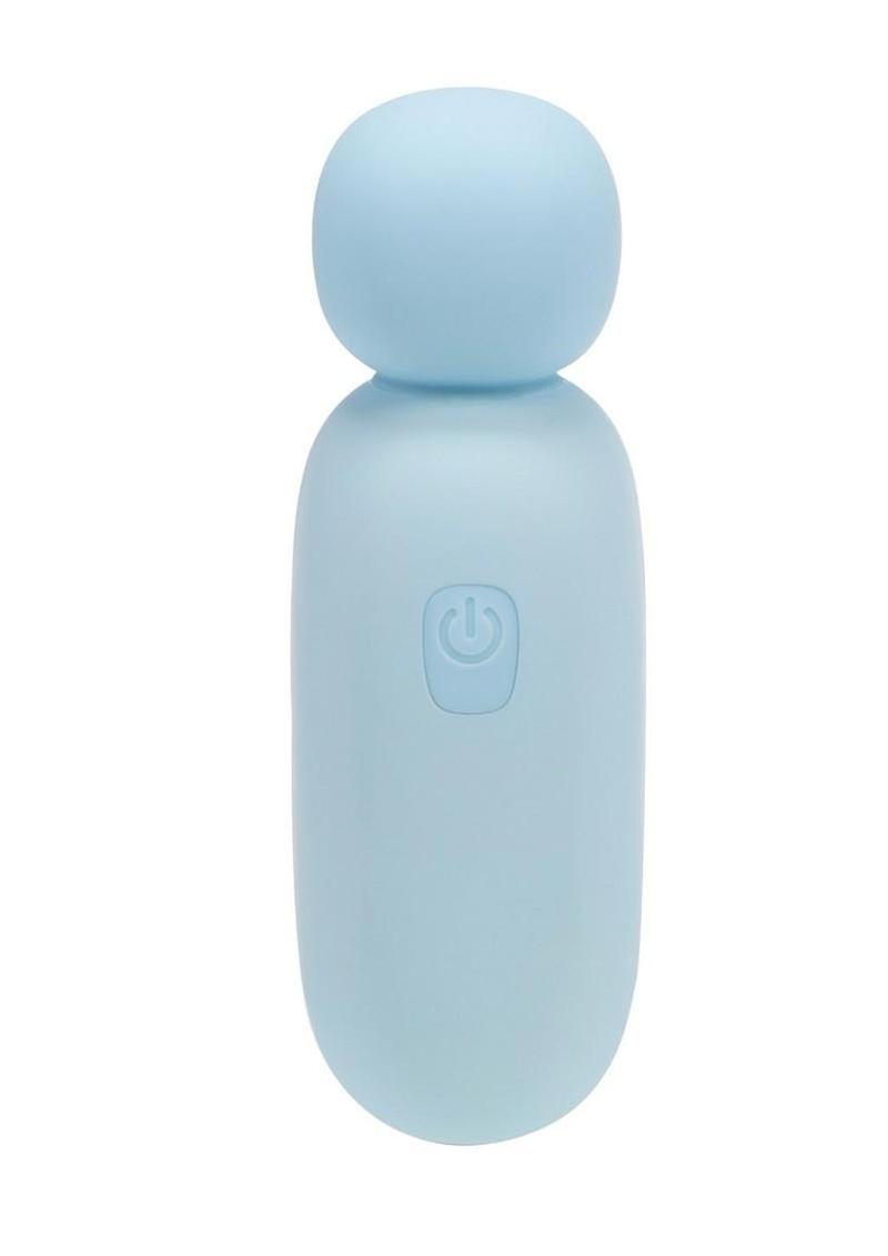 Loveline Mochi Airtaptech 8 Function Rechargeable Vibrating Wand - Blue