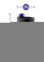 M Elite Platinum Strok Rechargeable Silicone Dual End Pussy Masturbator