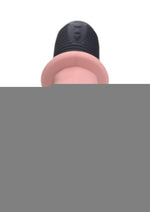 Master Series 10x Vibrating and Thrusting Silicone Rechargeable Dildo with Handle