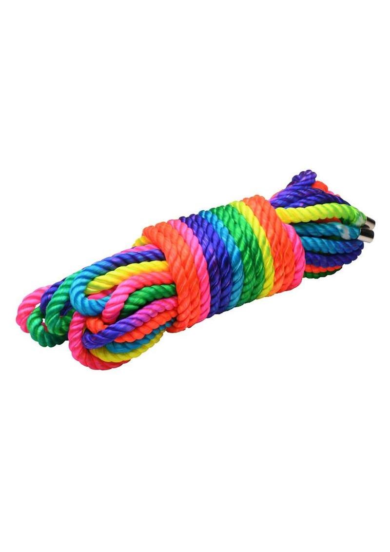 Master Series Bondage Rope - Multicolor/Rainbow - 32ft