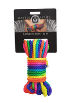 Master Series Bondage Rope - Multicolor/Rainbow - 32ft