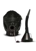 Master Series Degraded Sensory Deprivation Hood with Funnel - Black