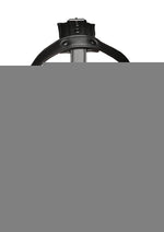 Master Series Leather Head Harness with Muzzle - Black