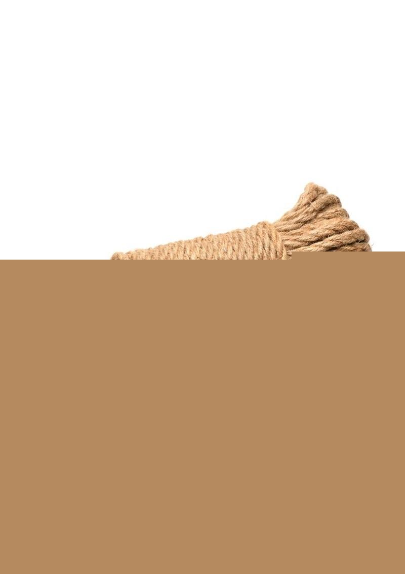 Master Series Tied Up Jute Bondage Rope - Tan - 25ft