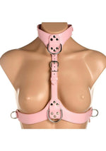 Master Series Vixen Female Chest Vegan Leather Harness