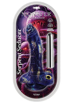 Monster Romance Serpent Seducer Rechargeable Silicone Dong - Multicolor/Purple