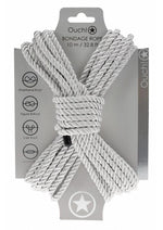 Ouch Bondage Rope 10 Meter Nylon - Silver