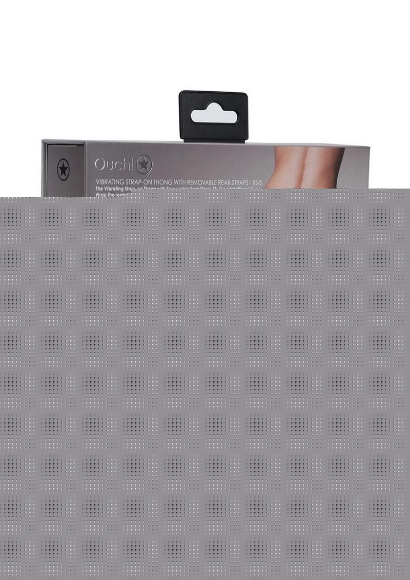 Ouch! Vibrating Strap-On Thong Rechargeable