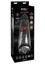 Pipedream Extreme Elite Rechargeable Deluxe Mega-Bator Masturbator - Black/Clear