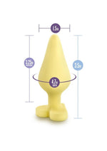 Play with Me Naughty Candy Heart Spank Me Silicone Butt Plug