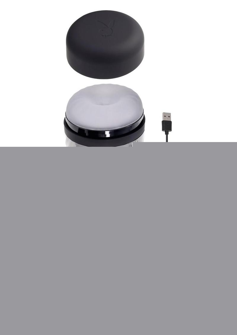 Playboy Whirlwind Rechargeable Thrusting and Spinning Stroker