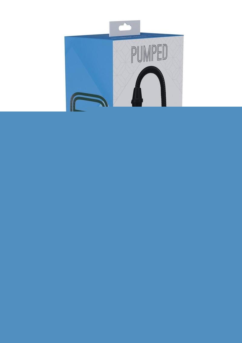 Pumped Basic Pump 2 Water Resistant Silicone Penis Pump - Blue