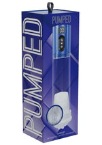 Pumped Hyperlift 7 Function Rechargeable Masturbator - Metallic - Blue