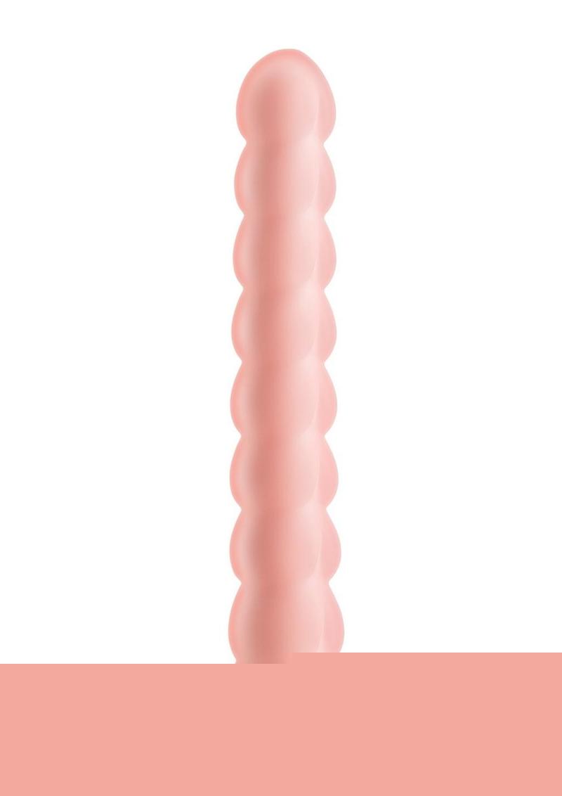 Pure Joy Rechargeable Silicone Vibrator - Orange