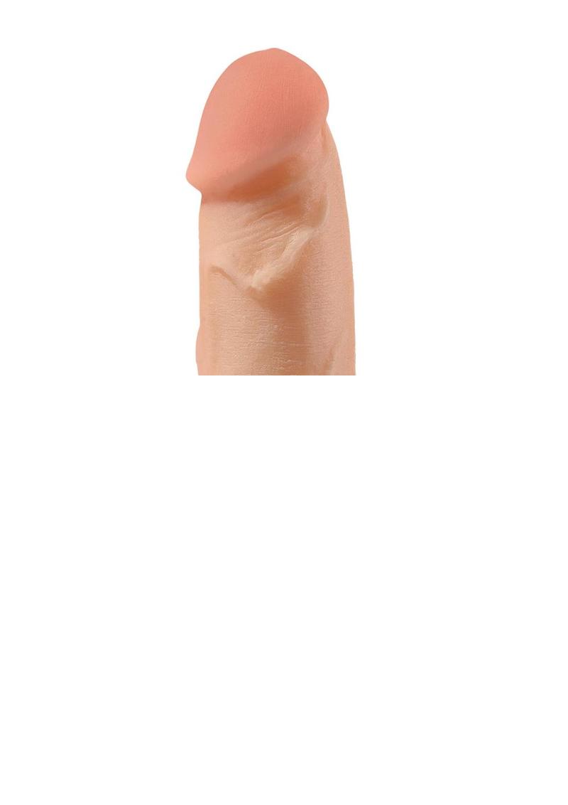 Real Feel Lifelike Toyz No. 4 Realistic Vibrating Dildo - Vanilla - 6in