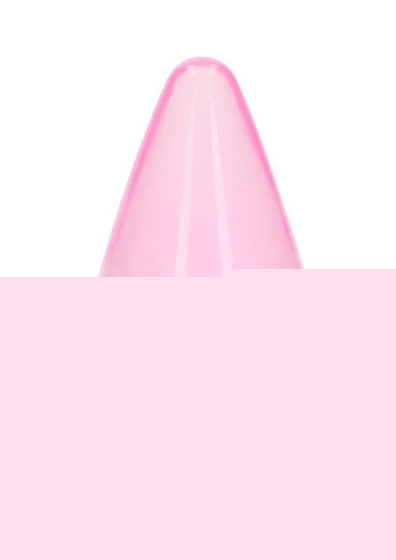 Realrock Crystal Clear Anal Plus - Clear/Pink - 3.5in