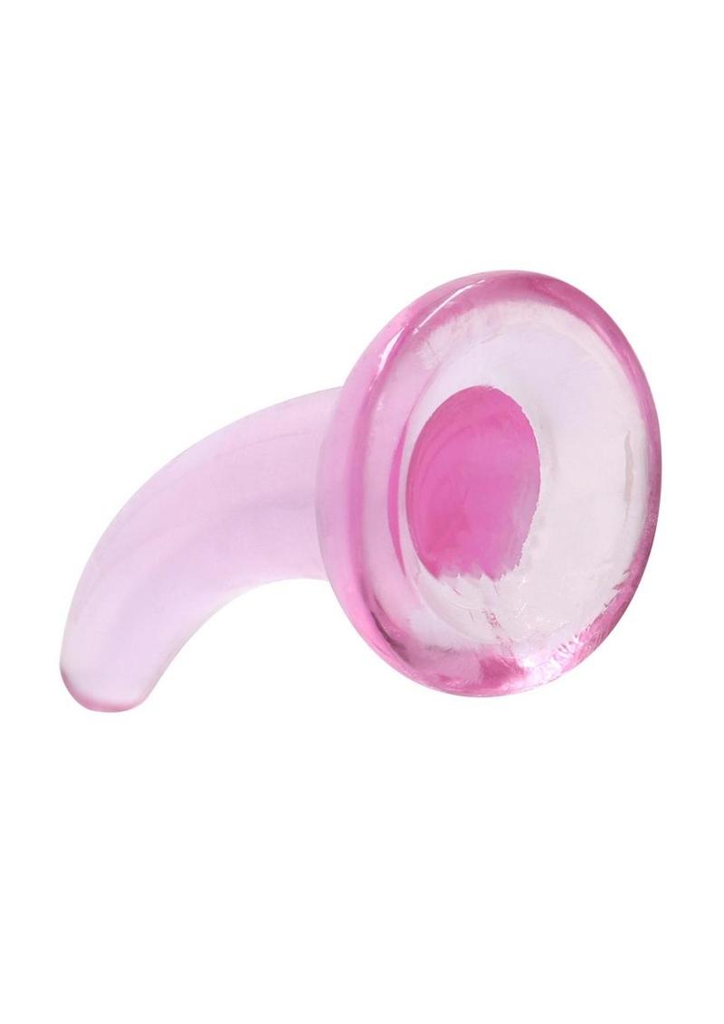 Realrock Crystal Clear Non Realistic Dildo with Suction Cup