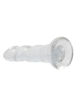 Realrock Crystal Clear Non Realistic Dildo with Suction Cup