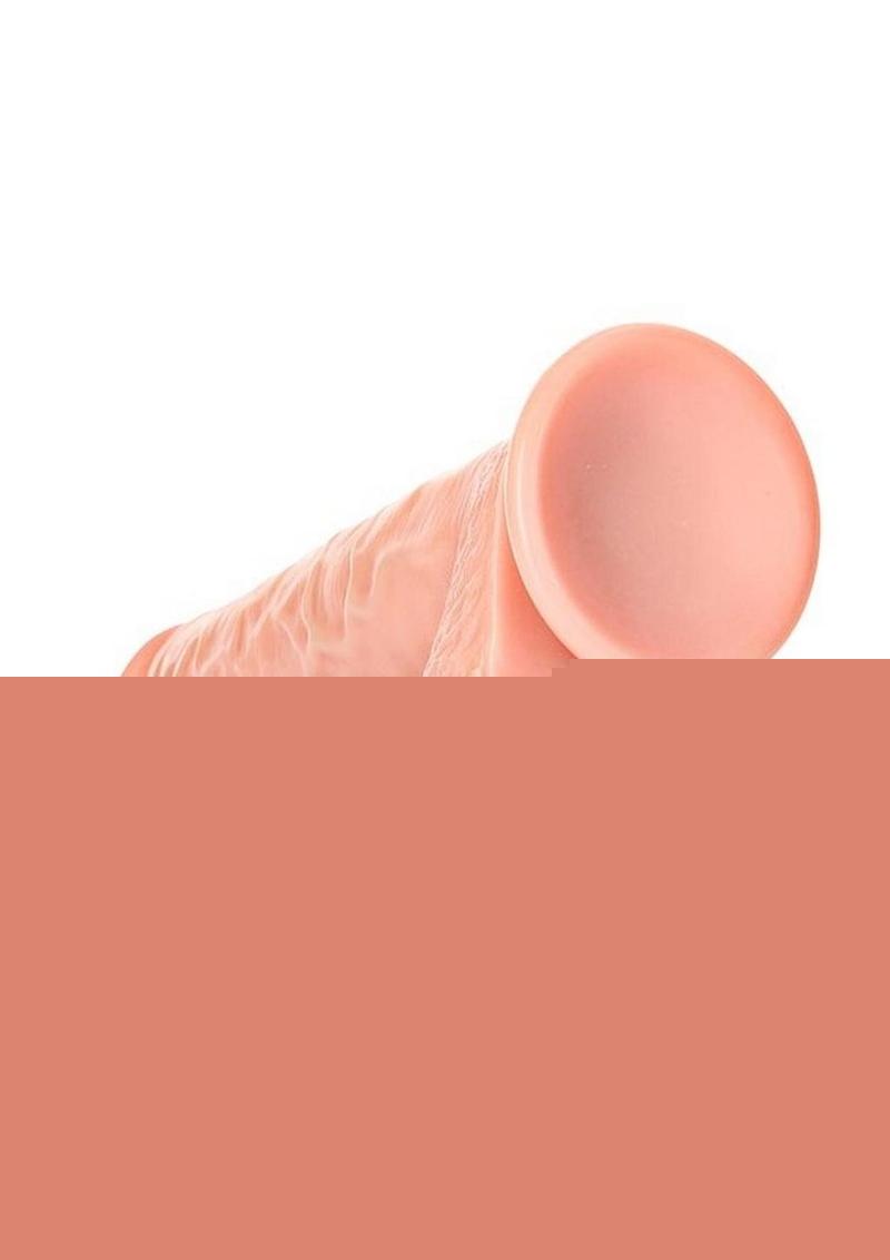 Realrock Straight Realistic Dildo with Balls and Suction Cup