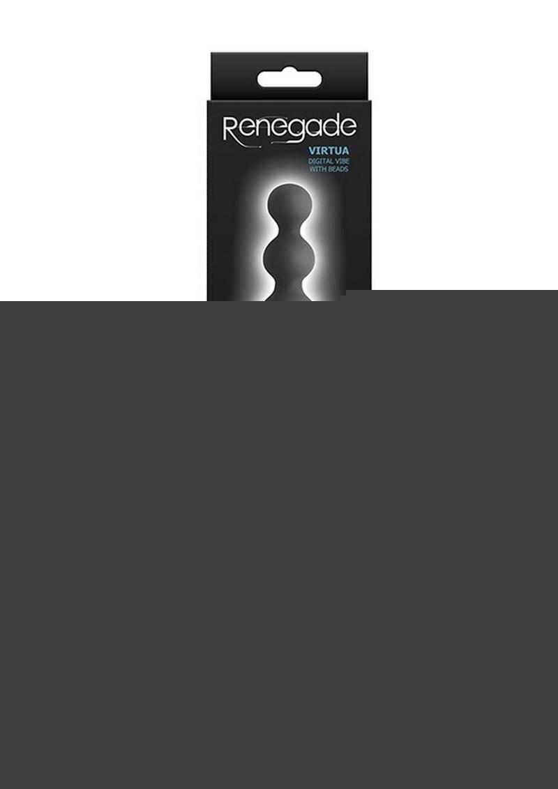 Renegade Virtua Rechargeable Silicone Vibrator - Black