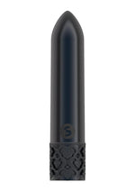 Royal Gems Glitz Rechargeable Bullet - Grey/Gun Metal