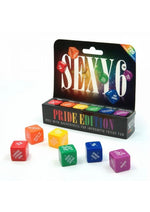 Sexy 6 Pride Edition Couples Dice Game