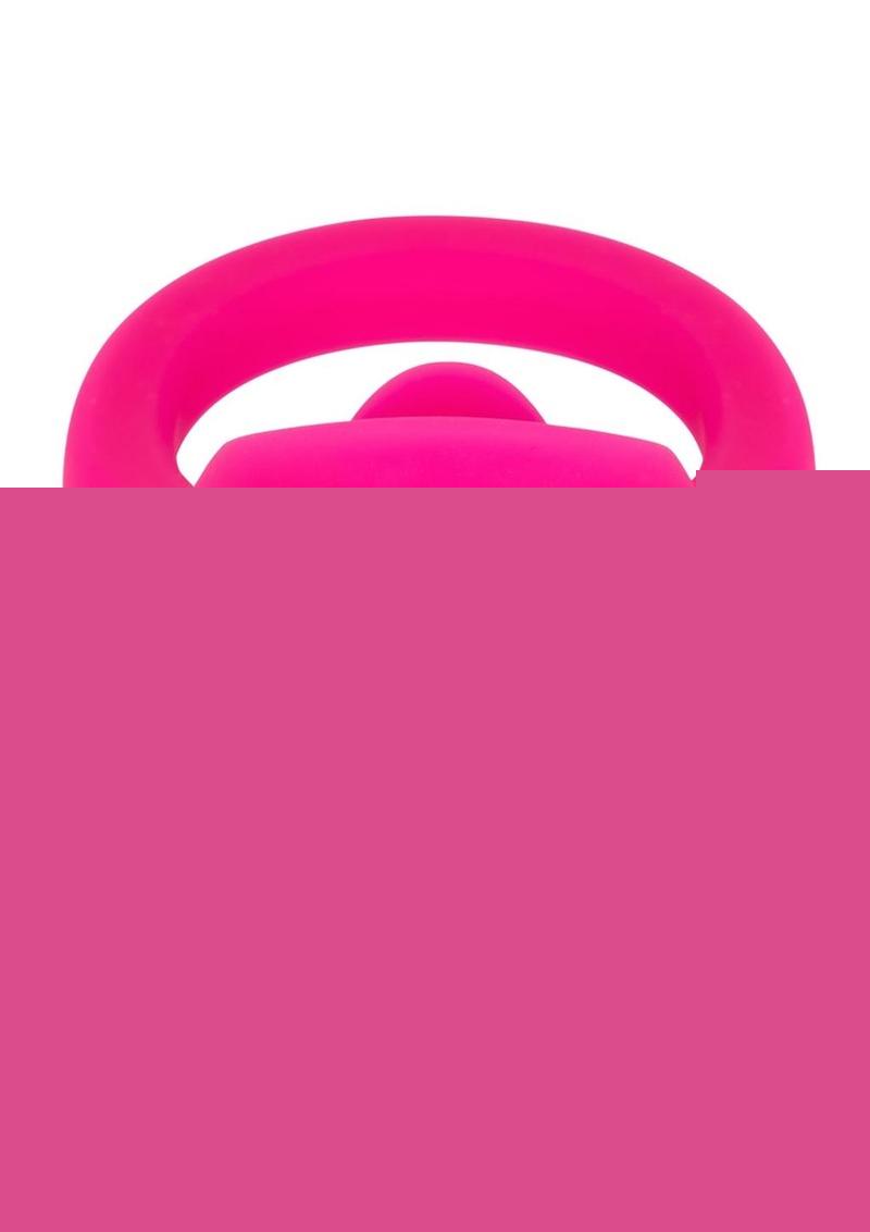 Silicone Vibrating Teasing Tongue Enhancer Cock Ring