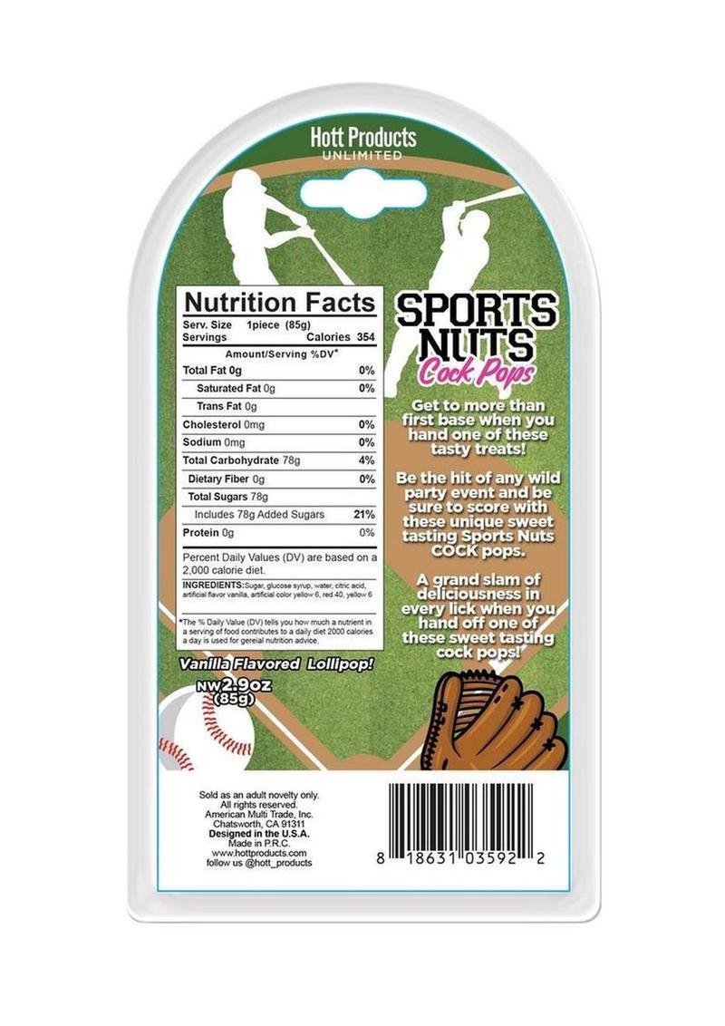 Sports Nuts Cock Pop Soccer Balls - Caramel