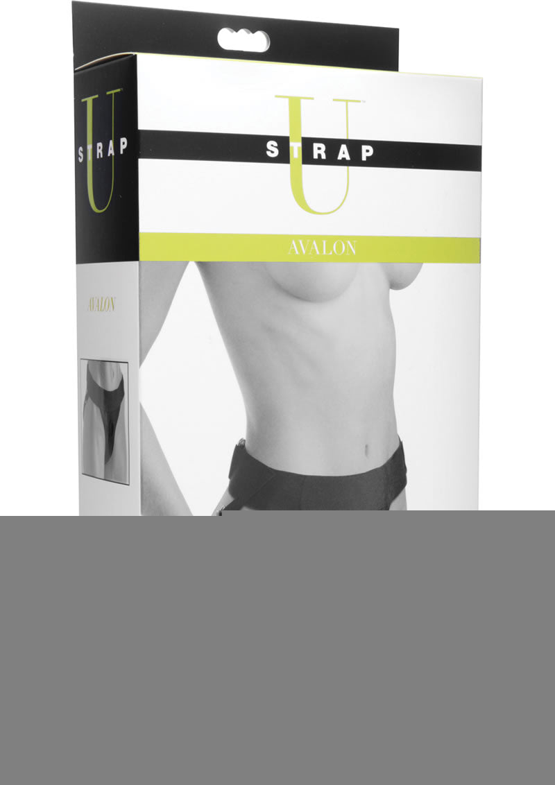 Strap U Avalon Jock Style Strap-On Harness - Black