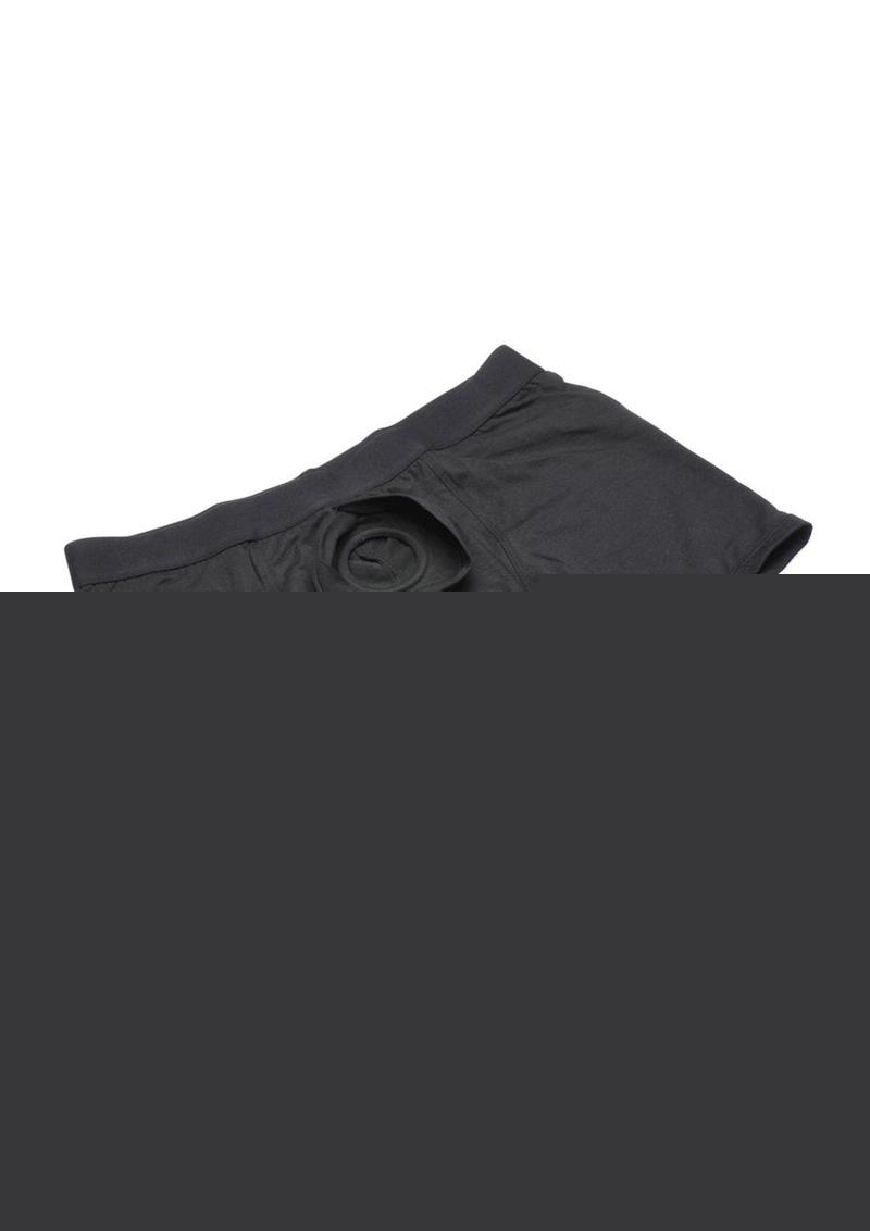 Strap U Incognito Boxer Harness with Hidden O-Ring - Black - 3XLarge