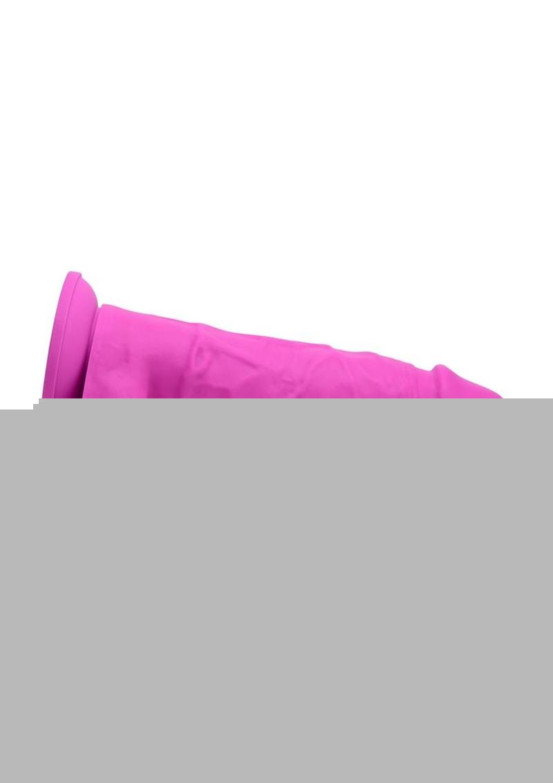 Strap U Power Pecker Silicone 7in Dildo with Balls