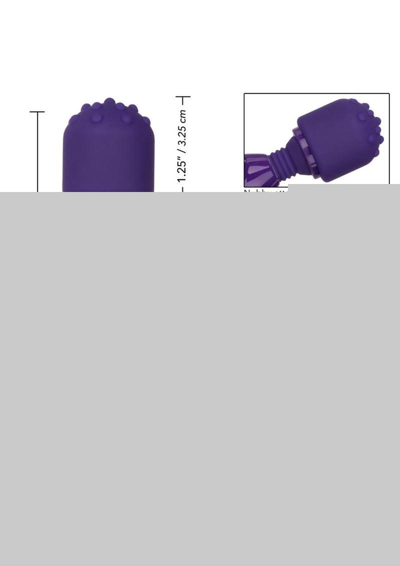 Tiny Teasers Nubby USB Rechargeable Mini Vibrator Silicone Textured Head Waterproof