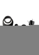 Trinity Men Silicone Rechargeable C-Ring with Vibrating Taint Stimulator and Remote Control
