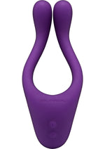 Tryst Rechargeable Multi Erogenous Zone Silicone Massager Waterproof - Purple