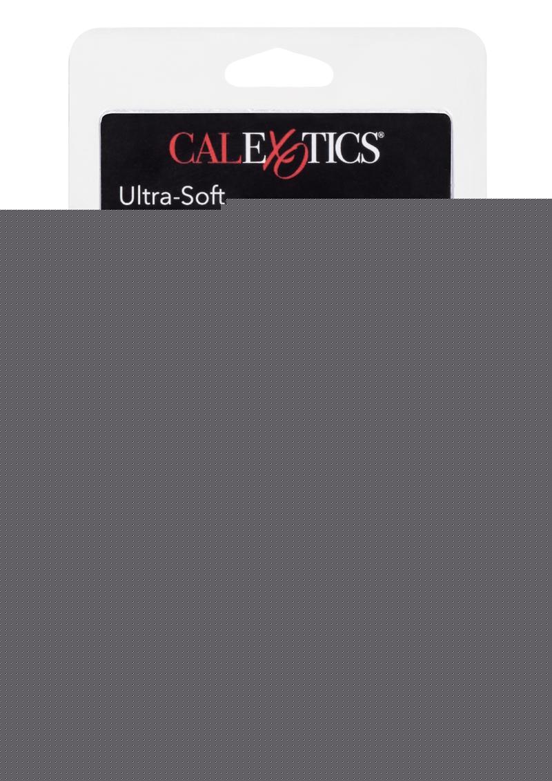 Ultra-Soft Dual Ring Silicone Cock Ring - Black